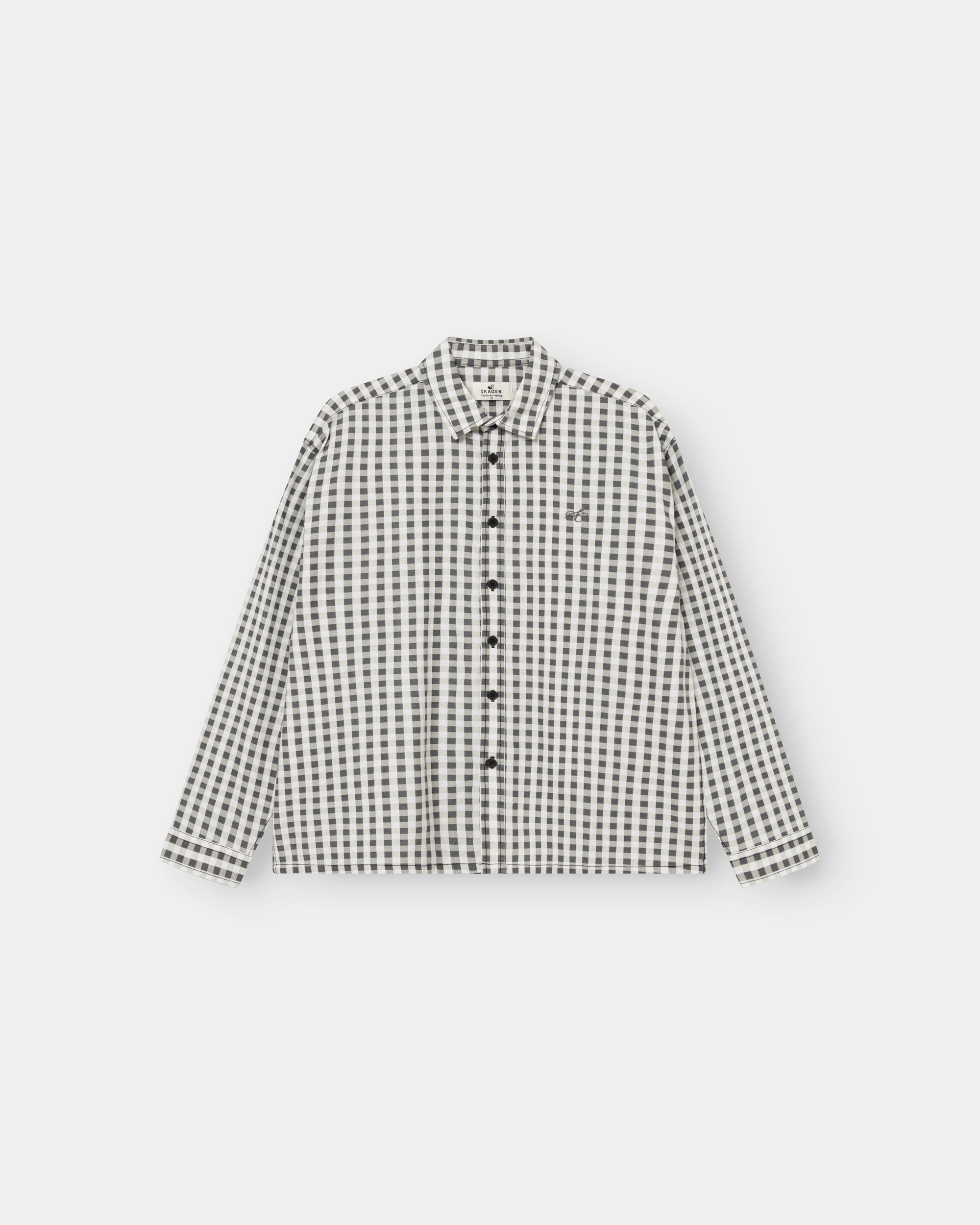 Checked Shirt Black